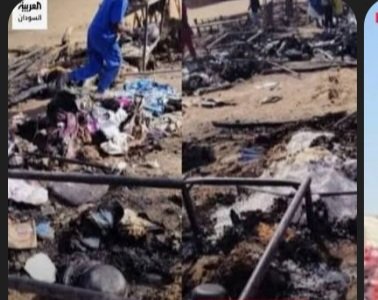 جدل واسع  بوسائل التواصل الاجتماعي، حول حريق معسكر العفاض بالشمالية