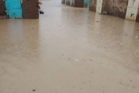 غرق قرية بالكامل في ولاية الجزيرة، وتشريد مئات الأسر